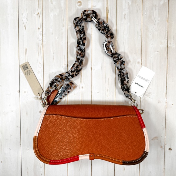 🌎✨ Coachtopia Wavy Dinky Shoulder Bag – Patchwork Pebbled Leather ✨🌎 - Picture 6 of 12